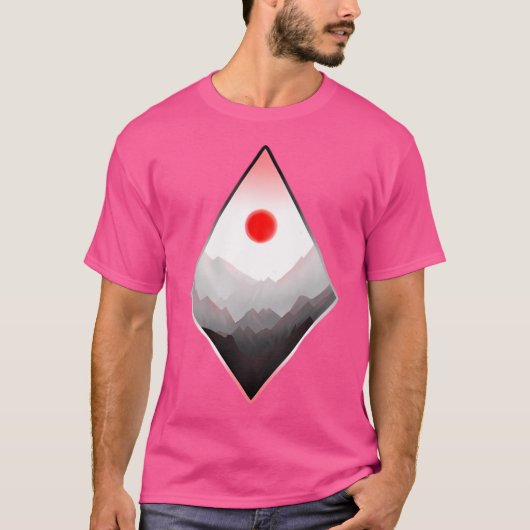 マウンテンプリズムロング Tシャツ (正面)