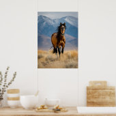 マウンテンプレーンズの野馬 ポスター (キッチン)