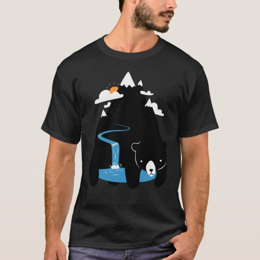 マウンテンベアの友達 Tシャツ (正面)