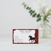 マウンテンホースのバナープロファイル 名刺 (スタンド正面)