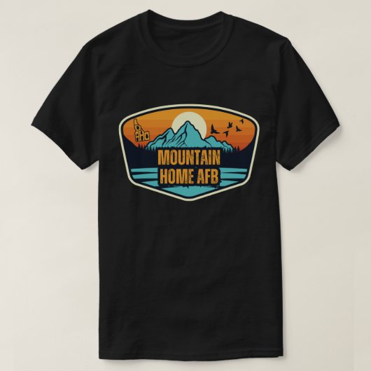 マウンテンホーム空軍基地, アイダホ州 Tシャツ (デザイン正面)