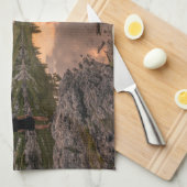 マウンテンポンドハンドタオル キッチンタオル (四つ折り)