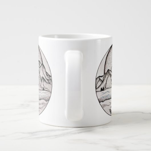 マウンテンマグ ジャンボコーヒーマグカップ (裏面)