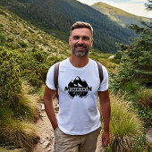 マウンテンマスター、ハイカー/バイクもしくは自転車に乗る人 Tシャツ