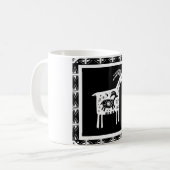 マウンテンママヤギwithベビー コーヒーマグカップ (正面左)
