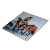 「マウンテンマン」ウェスタン・アートby WHD Koerner タイル (側面)