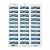 マウンテンミスト差出人住所 ラベル (フルシート)