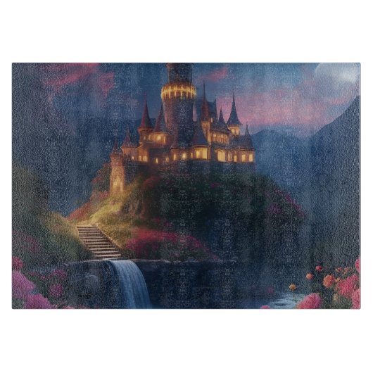 マウンテンミッドナイトキャッスルフォー カッティングボード (正面)