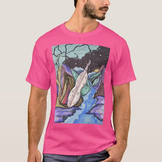 マウンテンミュージックシリーズ – ダルシマー Tシャツ (正面)