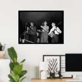 マウンテンミュージックフェスティバルインAsheville, NC 1938 ポスター (ホームオフィス)