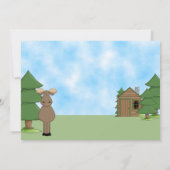 マウンテンムース誕生日招待状フォーガールズ 招待状 (裏面)