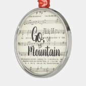 マウンテンメタルオーナメントで教えに行く メタルオーナメント (左)