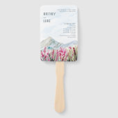 マウンテンメドウウォーターカラーダスティブループログラム ハンドファン (正面)