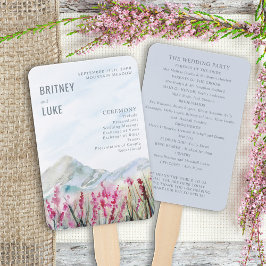 マウンテンメドウウォーターカラーダスティブループログラム ハンドファン