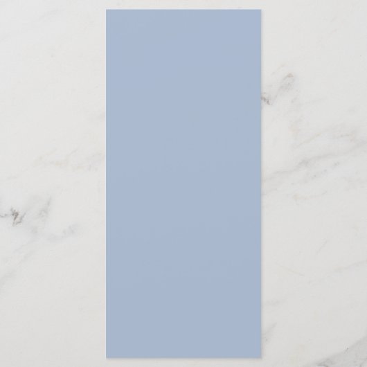 マウンテンメドウウォーターカラーダスティブルー結婚ズ メニュー (裏面)