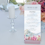 マウンテンメドウウォーターカラーダスティブルー結婚ズ メニュー<br><div class="desc">青結婚い尾根の山々とピンクの野草牧野の牧草地の牧歌的な国の風景と山のメニュー。美しい自然インスパイアの風光明媚なデザイン – 屋外の目的地、山の湖畔やカントリーパークのリトリートや埃っぽい青いグレーとピンクの色のテーマに最適。私の山の牧草地コレクションを参照して一致する項目やメッセージを私はあなたが必要とするテンプレートを作成するためにメッセージを作成する。</div>