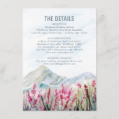 マウンテンメドウウォーター結婚カラー詳細 エンクロージャーカード (正面)