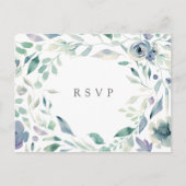 マウンテンメドウRSVPハガキと食事の選択 インビテーションポストカード (正面)