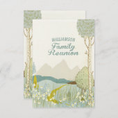 マウンテンメドーファミリー再会 招待状 (正面/裏面)