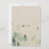 マウンテンモダンフォレ結婚スト 招待状 (裏面)