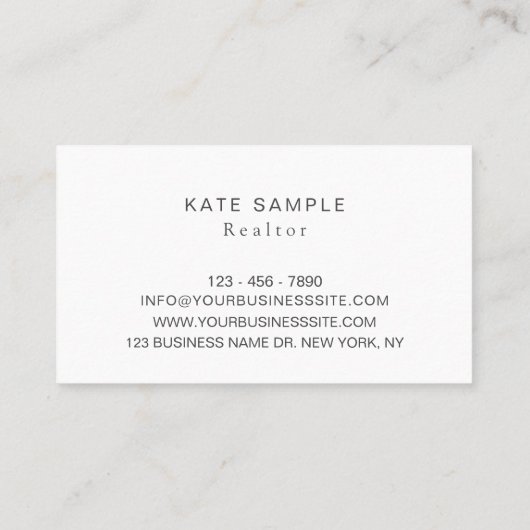 マウンテンモダン不動産仲介業者手作りグラフィックビジネス  名刺 (裏面)