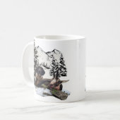 マウンテンヤギ狩り冒険 コーヒーマグカップ (正面左)