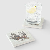 マウンテンヤギ狩り冒険 ストーンコースター (横)