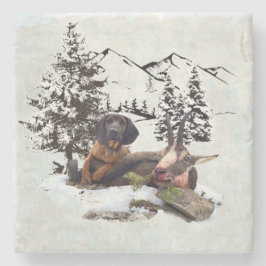 マウンテンヤギ狩り冒険 ストーンコースター