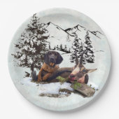 マウンテンヤギ狩り冒険 ペーパープレート (正面)