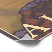 マウンテンヤギ – アラスカ・ケチカン ポスター (角)