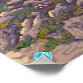 マウンテンヤギ – イエローストーン国立公園 ポスター (角)