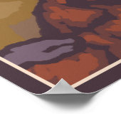 マウンテンヤギ – ワイオミング ポスター (角)