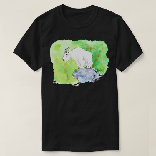 マウンテンヤギ(9) Tシャツ (デザイン正面)