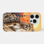 マウンテンライオンとカブiPhone / iPadケース iPhoneケース (裏面横)
