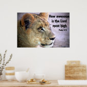 マウンテンライオンとバイブル・バーのクリスチャンのポスター ポスター (キッチン)