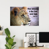 マウンテンライオンとバイブル・バーのクリスチャンのポスター ポスター (ホームオフィス)