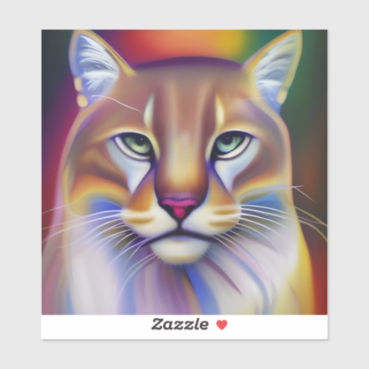 マウンテンライオンアート シール (シート)