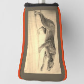 マウンテンライオンクーガーオリジナル油アイリーン© ゴルフヘッドカバー (回転90)