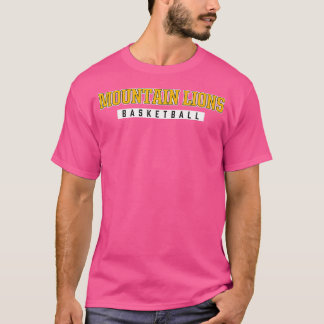 マウンテンライオンズバスケットボールツーカーカントリーハイスクール Tシャツ