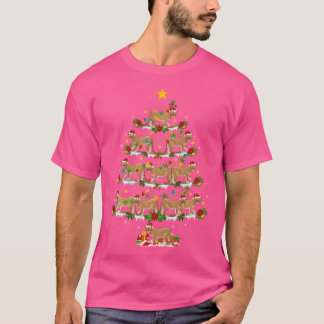 マウンテンライオンラバークリスマスライトマウンテンライオンチ Tシャツ