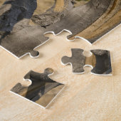 マウンテンライオン、アカピュマ、クーガー、プーマ色、2 ジグソーパズル (側面)