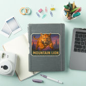 マウンテンライオン ステッカー シール (iPadカバー)