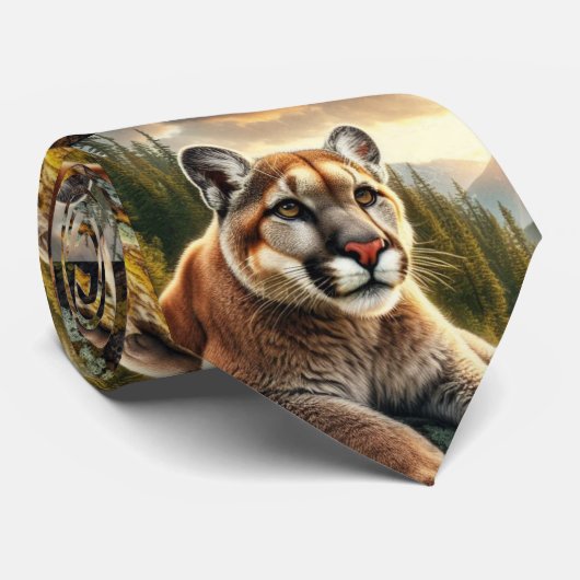 マウンテンライオン ビッグキャット ネクタイ (ロール)
