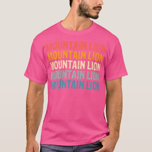 マウンテンライオン Tシャツ (正面)