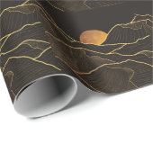 マウンテンラグジュアリーゴールデンラインエレガンス ラッピングペーパー (ロールコーナー)