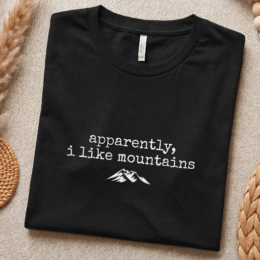 マウンテンラバーのおもしろハイキングシンプル Tシャツ