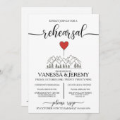 マウンテンラブリハーサルディナー招待状 招待状 (正面/裏面)