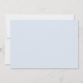 マウンテンラベンダーアドベンチャーリハーサルディナー開始 招待状 (裏面)