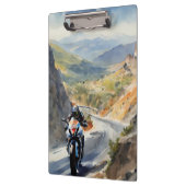 マウンテンランドスケープの鮮やかハイスピードアドベンチャー クリップボード (左)