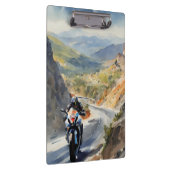 マウンテンランドスケープの鮮やかハイスピードアドベンチャー クリップボード (右)